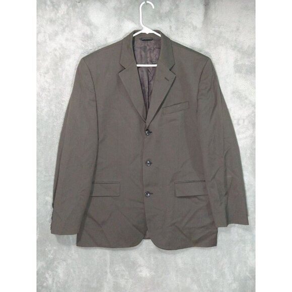 Banana Republic Blazer Mens 44R Brown Wool Sport Coat Suit Jacket 3 Button - Picture 1 of 11